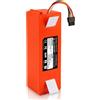 ENERGUP 14.4V 6500mAh Batteria per Xiaomi Roborock S50 S51 S6 S5 Compatibile con