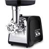 Tritacarne elettrico Set con accessori per salsiccia dischi forati 450/1200 W