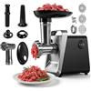 Does not apply Tritacarne Elettrico [1000W Max] Macina Carne Elettrico con 3 Piastre Abrasive