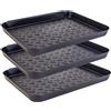 Intirilife 3x Scarpiera in plastica - 35 x 27,5 x 3 cm - Scarpiera
