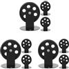 Set of 3 Carrucola in Stile Fienile Muro Per Lampada Hardware Leggero Sospeso