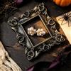 Halloween Per Mini Cornice Foto Resina per costruzione Nero Design Compatto