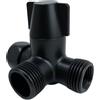 Valvola deviatore per doccia ottone 1/2 pollice 3 vie per stile T per soffione