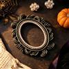 Halloween Per Mini Cornice Foto Resina per costruzione Nero Design Compatto
