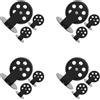 4 Pack Carrucola Muro Per Lampada Puleggia Industriale Hardware Leggero Sospeso