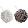 Reusable Chenille Hand Towels Hanging Loop Waterproof Absorbent Bathroom Towels