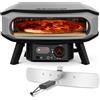 Cozze® | Forno per Pizza 17 PREMIUM ROTATE | Gas 30mbar | Pietra Cordierite Inclusa | Accensione Automatica | Termometro Integrato | Grande Capacità