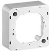 Goobay 67042 Telaio a Muro per Prese Antenna, Bianco