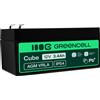 Green Cell AGM 12V 3,4Ah VRLA Batteria al Piombo per Casse e Bilance