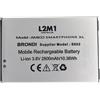 L2M1 Batteria per Brondi Amico Smartphone XL Smartphone Android Dual Sim 4G GPS