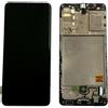 Samsung LCD Schermo Vetro Display Touch Screen Galaxy A41 A415F Originale Nero