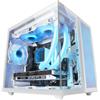 Mars Gaming MC-NOVAM, Case Compatto Custom MicroATX, Vetro Temperato Continuo Do