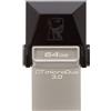 KINGSTON PENDRIVE USB MICRODUO USB MICROUSB 3.0 64GB FLASH MEMORY DRIVE STICK