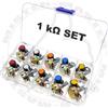 WH 1 kohm POTENZIOMETRO LINEARE ROTATIVO MONOGIRO POTENZIOMETRI MANOPOLE - 10 PEZZI