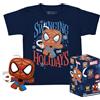 Funko Pocket Pop! & Tee: Marvel - Spider-Man - Spidey - Pan di Zenzero - per Bam