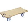 WAGNER Carrello da trasporto - ERGO - 57,5 x 29 x 11 cm, pannello multiplex betulla 18 mm, FSC®, maniglie ergo, dispositivo di trasporto ruote ultrasoft Ø 75 mm, portata 250 kg - 20132801