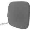 Grey Memory Foam Chair Cushion Reusable Breathable Car Seat Pad