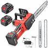 Brushless Mini Motosega a Batteria per Potatura 12 Pollici, Due Batterie Da 108V