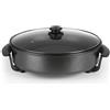 GOURMETmaxx Padella elettrica multifunzione, diametro 40 cm, con termostato, cop