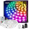 Lepro Striscia LED Musicale 15M, SMD 5050 RGB MagicColor LED Strisce, Striscia L