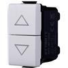 Frutto Compatibile Serie Bticino Matix AM5037 Pulsante Doppio Interbloccato