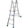 MARCHETTI EQUIPE55 Scala telescopica allumino 10+10 trasformabile EN 131 DLgs 81