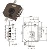 MOIA Serratura triplice da applicare con scrocco cilindro europeo g454 - mm.63 DX