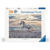 Ravensburger - Puzzle 500 Pezzi Cavallo In Spiaggia, Puzzle Adulti 49x36cm Caval