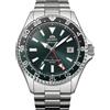 Orient Orologio Automatico ORIENT KAMASU MAKO GMT RA-BC0002E30B Verde Sub 200mt