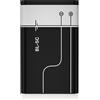 QUZMOIIS 1 batteria BL 5C 3,7 V ricaricabile ad alta capacità per Nokia