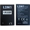 L2M1 Batteria BL 104 per NGM Facile Ego Più Plus 3.7V/B Art BL 104 Li ion