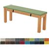 FIOVIP Cuscino Per Panca 140X40X5CM Sfoderabile Lavabile Doppio Antiscivolo Alta