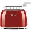 Girmi TP10 Tostapane Pinze Inox 7 Livelli di Cottura Raccogli Briciole Spegnimento Aut