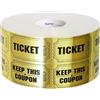 1000 Biglietti Della Lotteria Gold Roll Biglietto In D' Metalliz3943