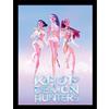 Pyramid International K-Pop Demon Hunters (Trio), 30 cm x 40 cm, gerahmter Colle