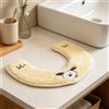 Comodo Copri Sedile per wc Lavabile Peluche Scaldabagno per Uso per freddo