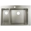 hansgrohe S71 S711-F655 Lavello ad incasso 180/450, acciaio, 43309800