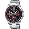 c asio Orologio C asio MTP-1374D-5AV Uomo Chrono Quarzo *