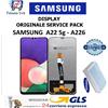 Samsung DISPLAY TOUCHSCREEN ORIGINALE SERVICE PACK VETRO SAMSUNG A22 5g A 22 - A226 GLS