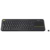 Logitech K400 Plus Tv tastiera Universale RF Wireless Slovacco Nero