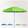 Produce Shop Ombrellone Mare Spiaggia 240 cm Alluminio Antivento Protezione UV Roma Verde 2