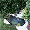 GIARDINI D'ACQUA Laghetto da Giardino Tovel Nero Litri 500 da 190x105xh52