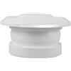 White ABS Air Vent Outlet with Adjustable Airflow for Central Air Systems