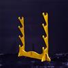 Supporto Per Katana Samurai Vintage A 4 Ripiani In Legno