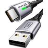 INIU Cavo USB Type-C, Cavo USB [2m] 3,1A QC 3,0 Tipo C Cavo Type C Rapida | Lega
