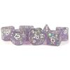 Metallic Dice Games LIC607 ICY Opal Pusv Dice Games, Set of 7