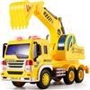 HERSITY Ruspa Giocattolo Bambini, Escavatore Camion con Luci e Suoni | Grande Gi
