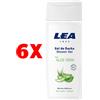 Lea 6 X Lea gel doccia Aloe Vera 300ml