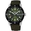 Seiko Orologio Seiko Sport 5 Field Series Auto HDB008K1 Uomo Nylon Verde Automatico