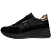NERO GIARDINI SCARPE DONNA SNEAKERS FASHION I617330D NERO VERA PELLE
